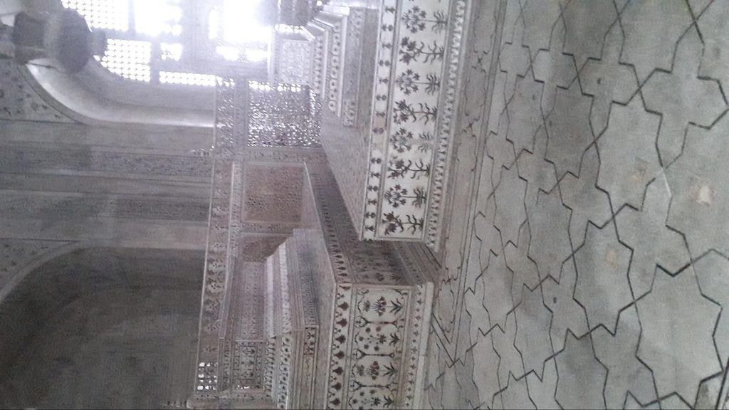 The quiet lower burial crypt of Shah Jahan and Mumtaz Mahal